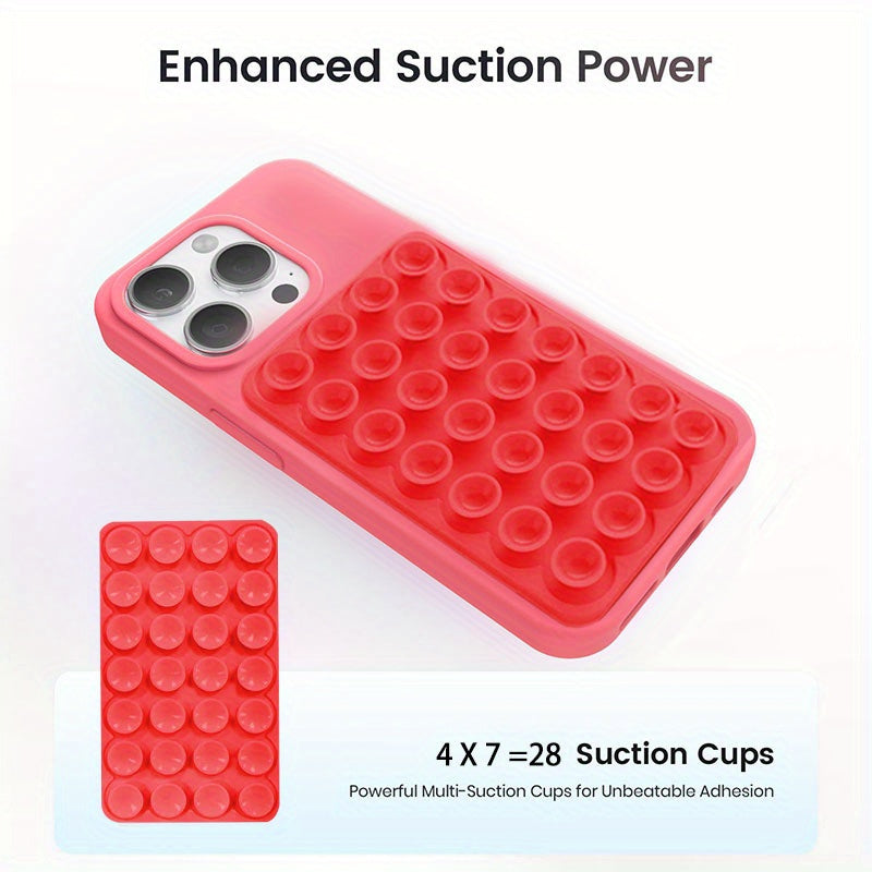 Suction Cup Silicone Double-Sided Phone Case Holder