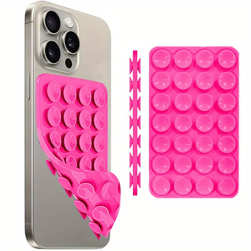 Suction Cup Silicone Double-Sided Phone Case Holder