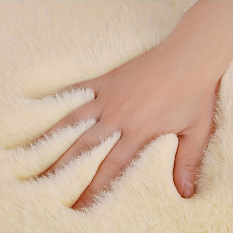 FAUX rabbit cushion