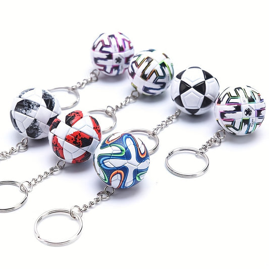 Soccer ball keychain
