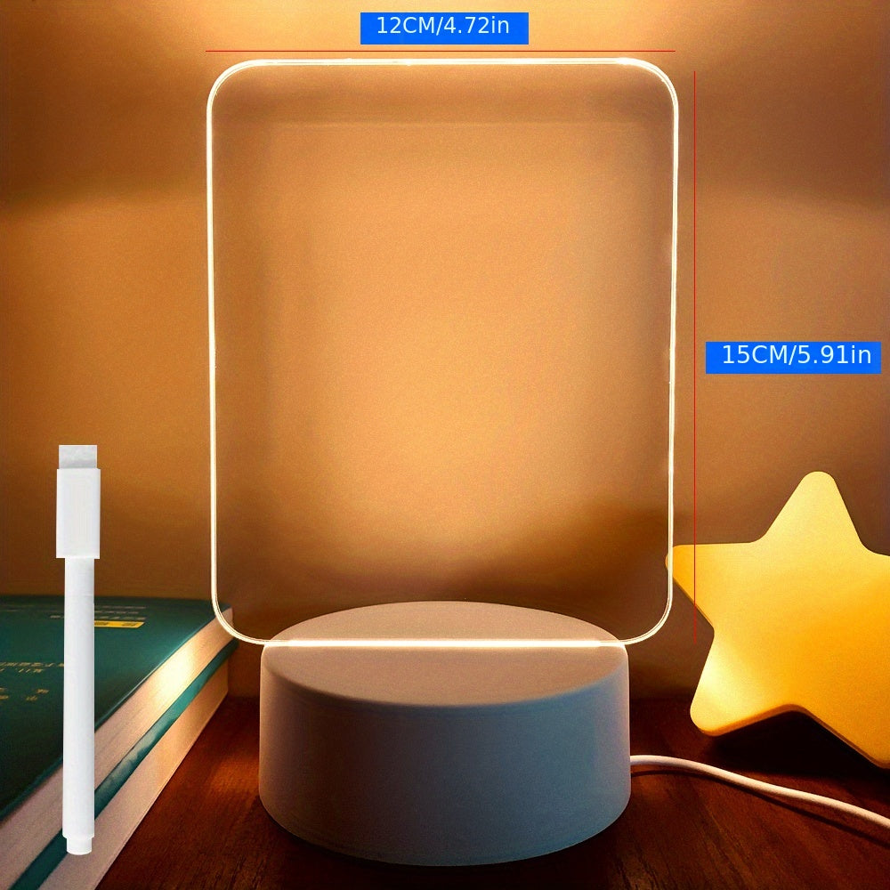 Rewritable bedside light