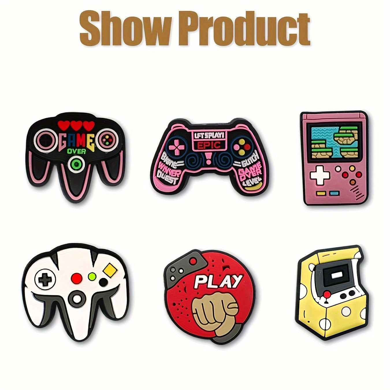 20pcs Gaming jibitz