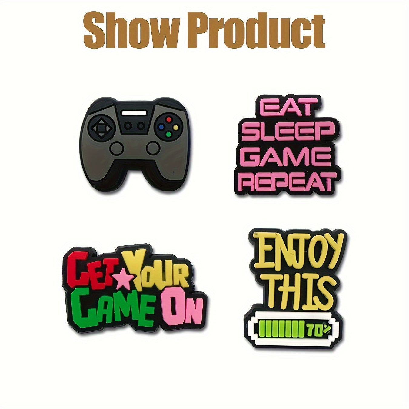 20pcs Gaming jibitz