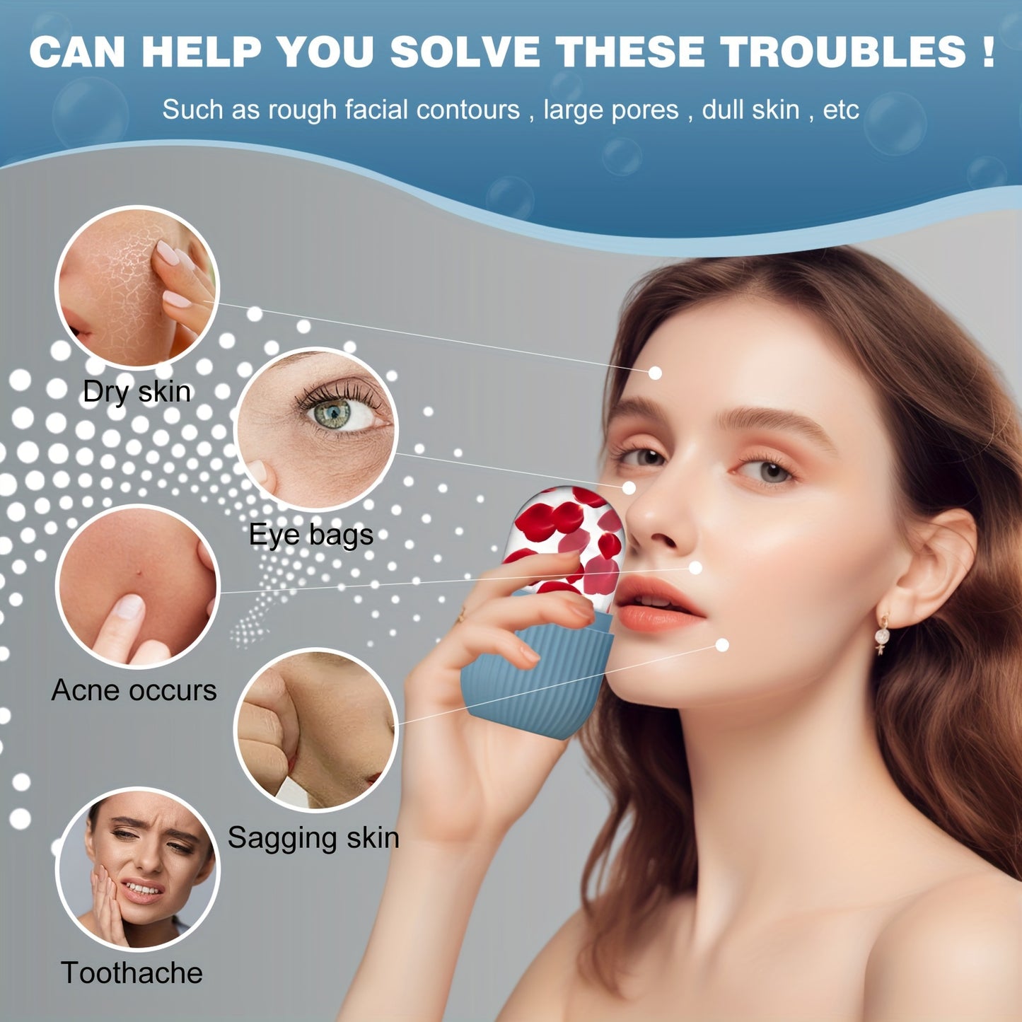 Silicone Facial Ice Globe