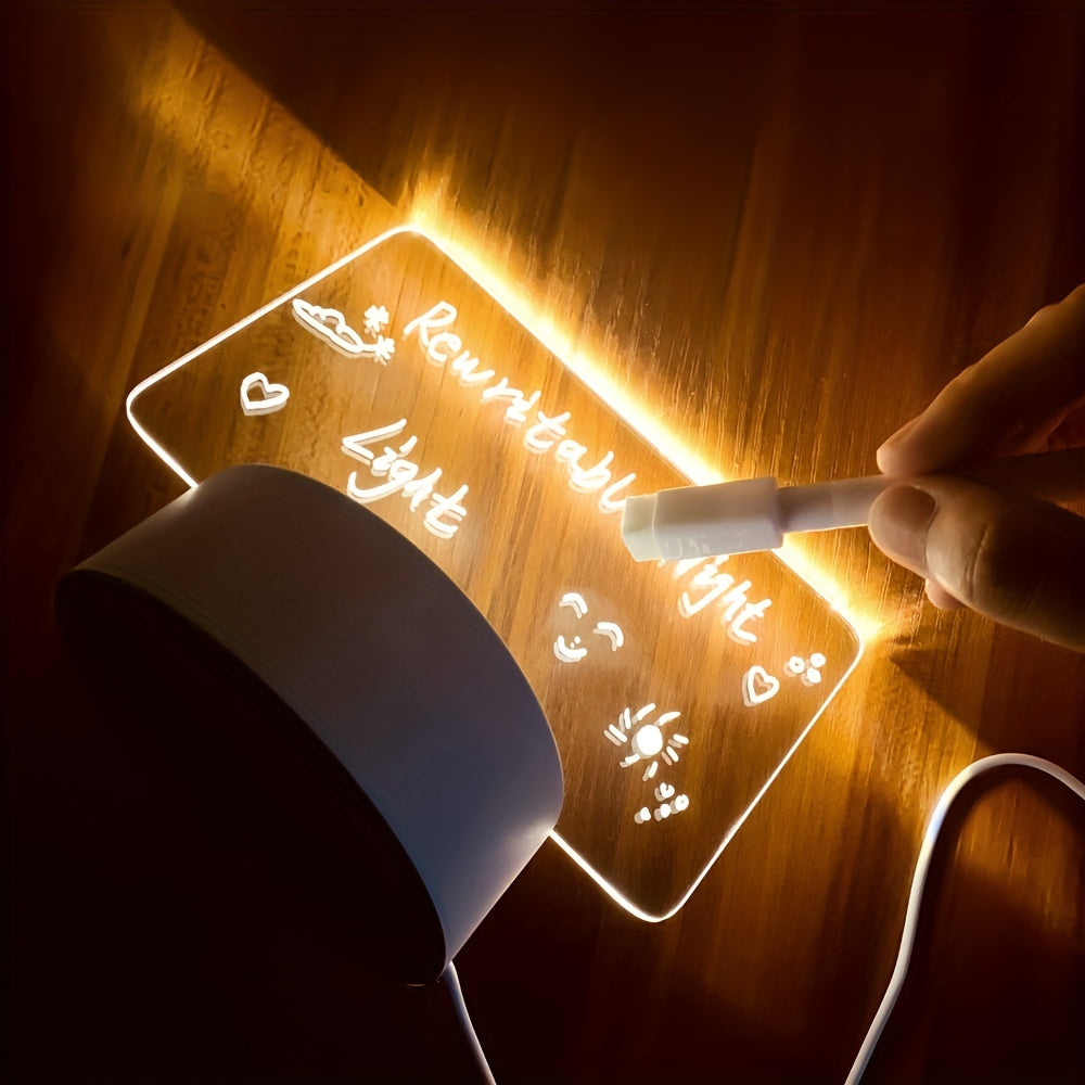 Rewritable bedside light