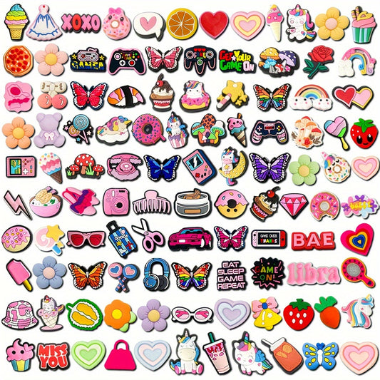 30/50/100pcs Girl Jibitz